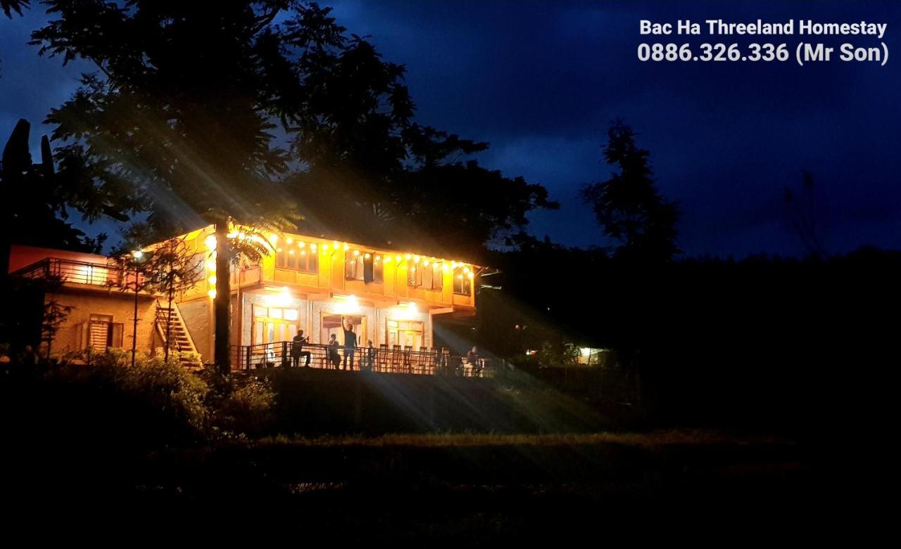 Bac Ha Threeland Homestay Exterior foto