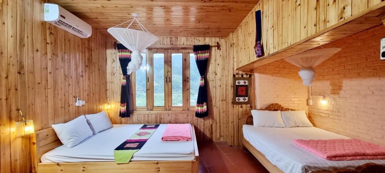 Bac Ha Threeland Homestay Exterior foto